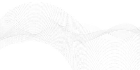 Abstract white waves. Vector Illustration. Clip-art