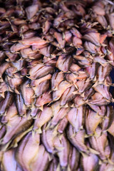 Stock of dried fish