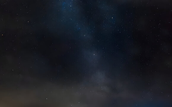 Night sky landscape © HORA STUDIO