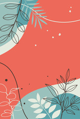 背景イラスト_ボタニカル