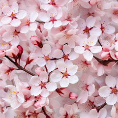 Seamless Pattern cherry blossom