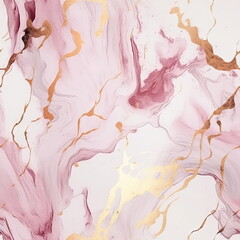 Fototapeta premium Seamless Pattern rose gold marble paper