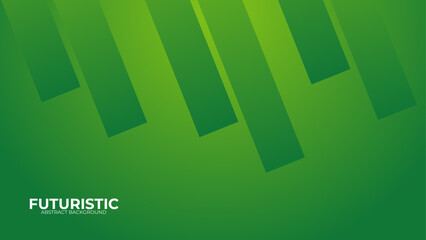 abstract green geometric banner background. Futuristic hi-technology concept. Horizontal banner template. Suit for cover, banner, brochure, corporate, poster, presentation, website