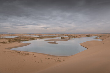 Gobi Desert of Inner Mongolia around Wuhai, China