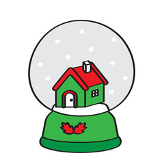Christmas snow globe.