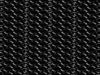 Black steel abstract background empty space for design. Modern technology innovation concept background. Unique ornamental metal sheet for background image.
