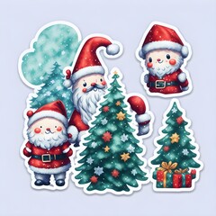 Santa claus on background