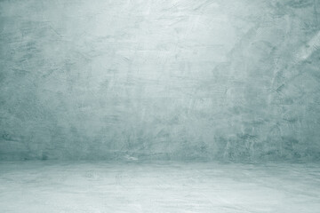 Minimal Loft Concrete Studio Background with Spotlight from the Top, Suitable for Product...