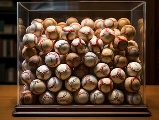 Collection of baseballs