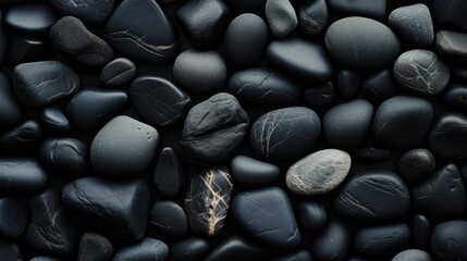Black stones background