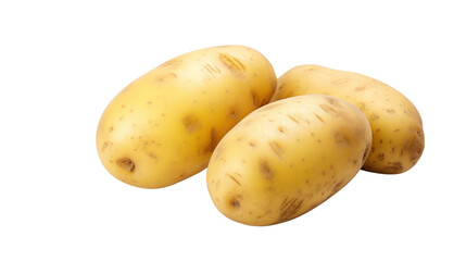 Potato on the transparent background
