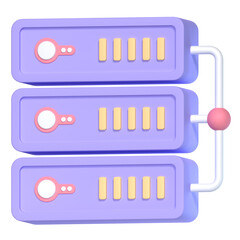database 3D Illustration Icon Pack Element