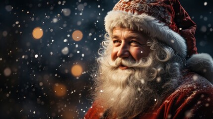 Christmas Background With Santa , Merry Christmas Background ,Hd Background