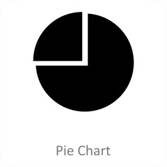 Pie Chart and diagram icon concept