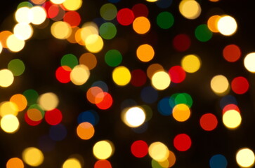 abstract christmas lights 2024 defocused background