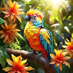 macaw bird animal 