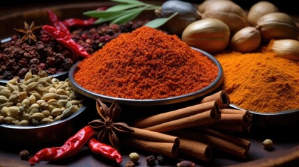 Closeup of spices