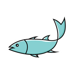 Fish tuna or salmon logo design ideas