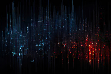 Digital code background, abstract digital, abstract futuristic cyberspace, dark gradient background