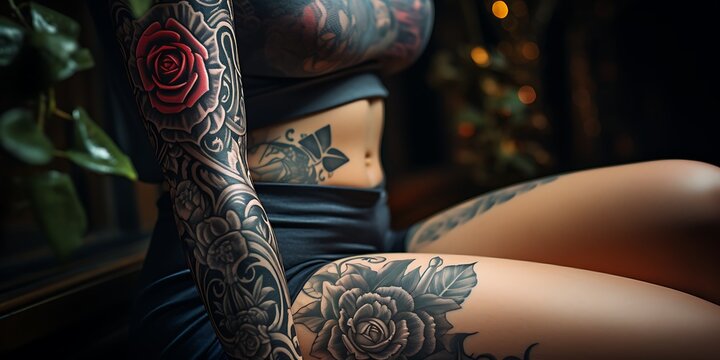 Body Tattoo Images – Browse 212 Stock Photos, Vectors, and Video