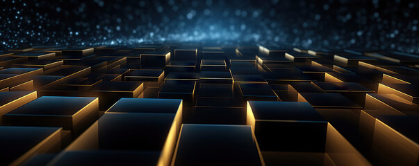 Obraz premium Digital abstract background. Can be used for technological processes, neural networks and AI, digital storages, sound and graphic forms, science, education, etc.