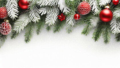 Fototapeta na wymiar Background of holiday tree branches