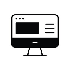 Web design icon isolate white background vector stock illustration