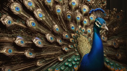 Obraz premium close up of peacock
