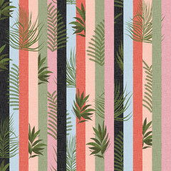 Seamless pattern with spring flowers and leaves. modern pastel summer, winter rose background. floral pattern for wallpaper or fabric. autumn Flower rose. Botanic Tile.
