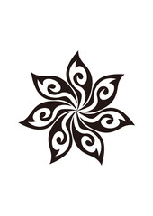 トライバル フラワー