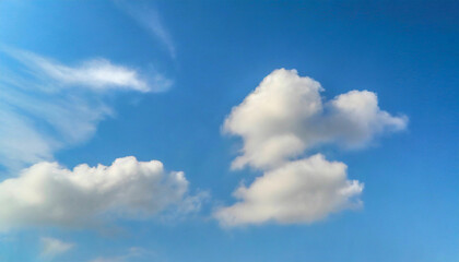 Fototapeta premium Cumulus Artistry in the Beautiful Sky