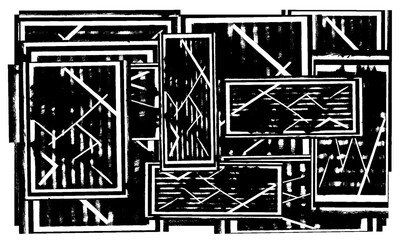 Black and white texture. Monochrome background for creating design, printing. Grunge backdrop for business cards, posters, websites