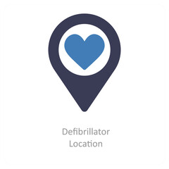 defibrillator location