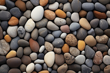 high-resolution seamless pebbles textures with a natural look and feel, natural stone colours and textures