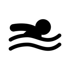 Obraz premium Swimming pool icon
