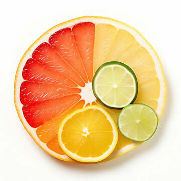 Lime grapefruit orange yellow lemon freshness citrus fruits fresh juicy food
