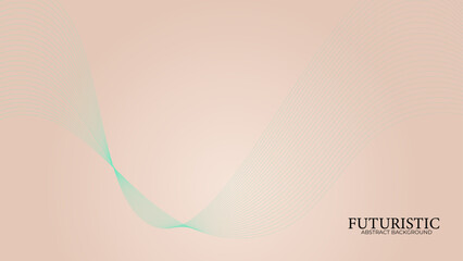 Futuristic abstract background. Glowing lines design. Modern creamy geometric lines pattern. Future technology concept. Suit for poster