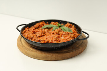 Bolognese sauce, concept of tasty and delicious food