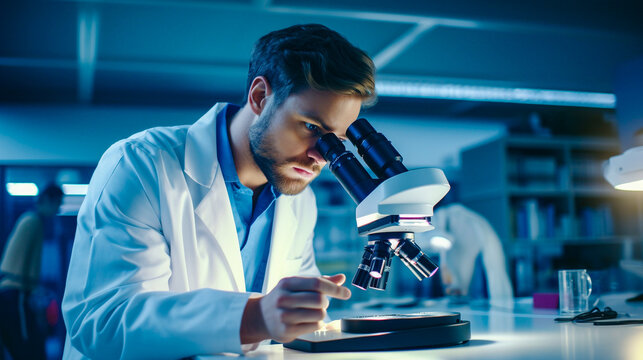 Scientifique effectuant des recherches dans un laboratoire