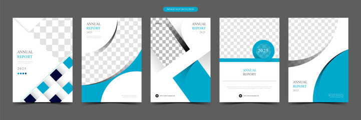 annual report template set