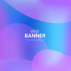 Abstract blue background with wave