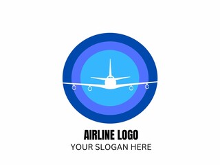 Airline logo design. Travel agency icon