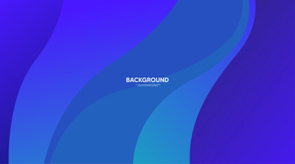 abstract blue wave background, Blue banner