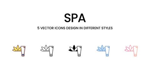 Spa icon. Suitable for Web Page, Mobile App, UI, UX and GUI design.