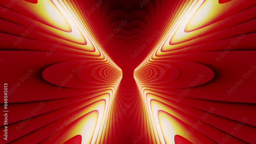 Poster animated texture dynamic wavy background. bright red waves flowing abstract motion background. anima