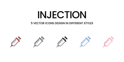 Injection icon. Suitable for Web Page, Mobile App, UI, UX and GUI design.