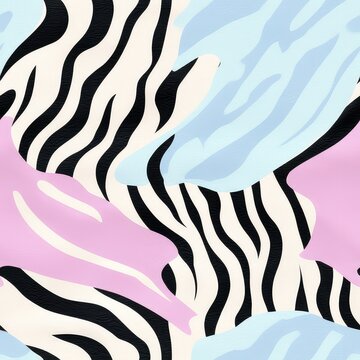 Seamless pattern animal skin pastel mixed, Digital fabric, Animal Print, Digital Paper, Animal skin pattern, Animal Skin Textures