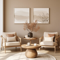 living interior with sofa