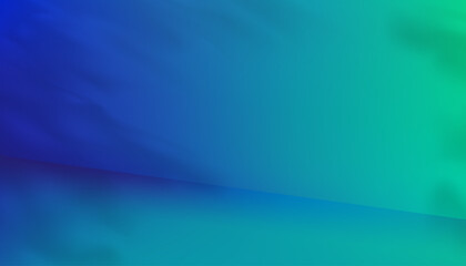 Obraz premium Studio background,Product display podium with shadow leaves on green,blue wall surface.Vector Backdrop Banner Scene Futuristic neon for future cyberspace,advertising,technology,cosmetic,fashion,Sci-Fi