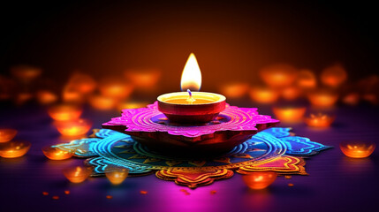 Diwali Festival of lights background